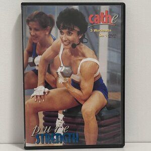 NEW CATHE FRIEDRICH PURE STRENGTH DVD - THREE WORKOUTS